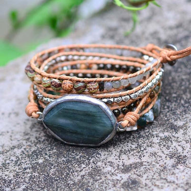 Unique Druzy Wrap Bracelet-Your Soul Place